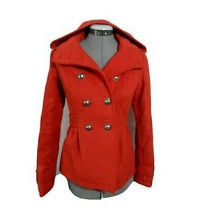 CELEBRITY PINK Peacoat Jacket XS Rusty Orange